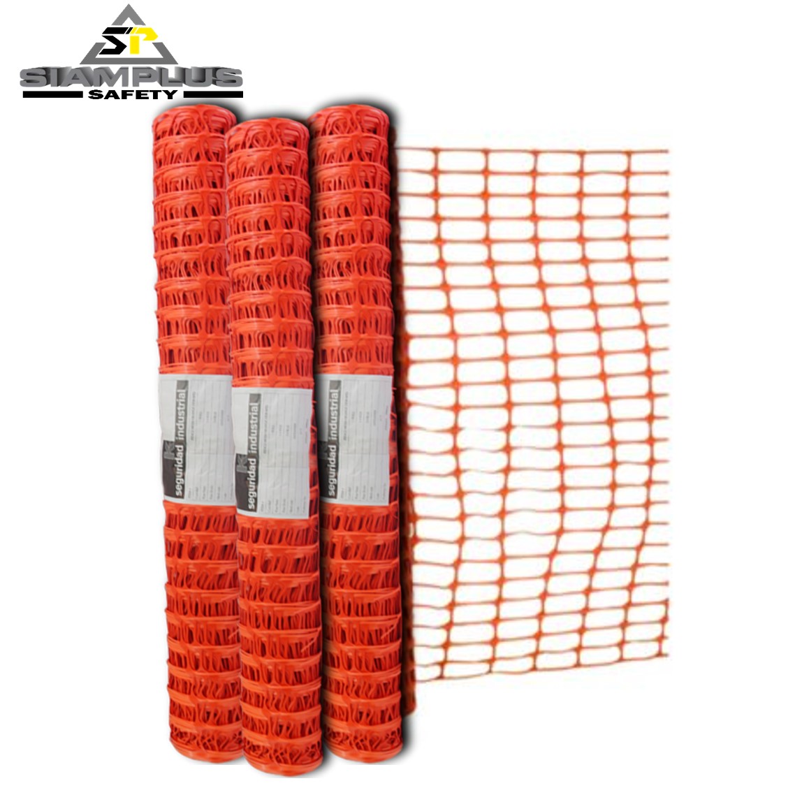 Malla De Seguridad Color Anaranjado De 45 Mtr Siamplus Safety