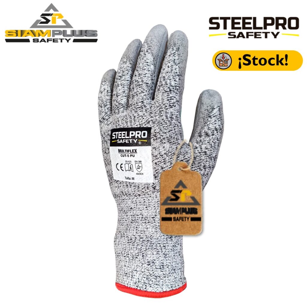 Guantes de Seguridad Multiflex CUT-5 - Siamplus Safety